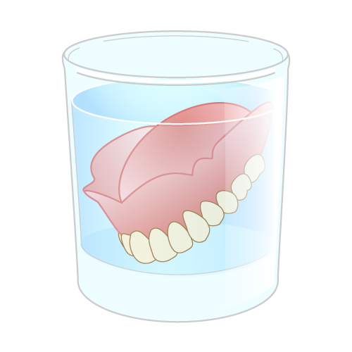 義歯洗浄剤でより清潔に！